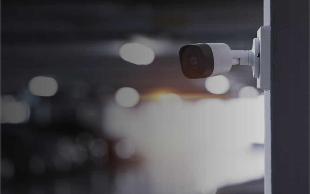 Caméra de vidéoprotection dans un parking